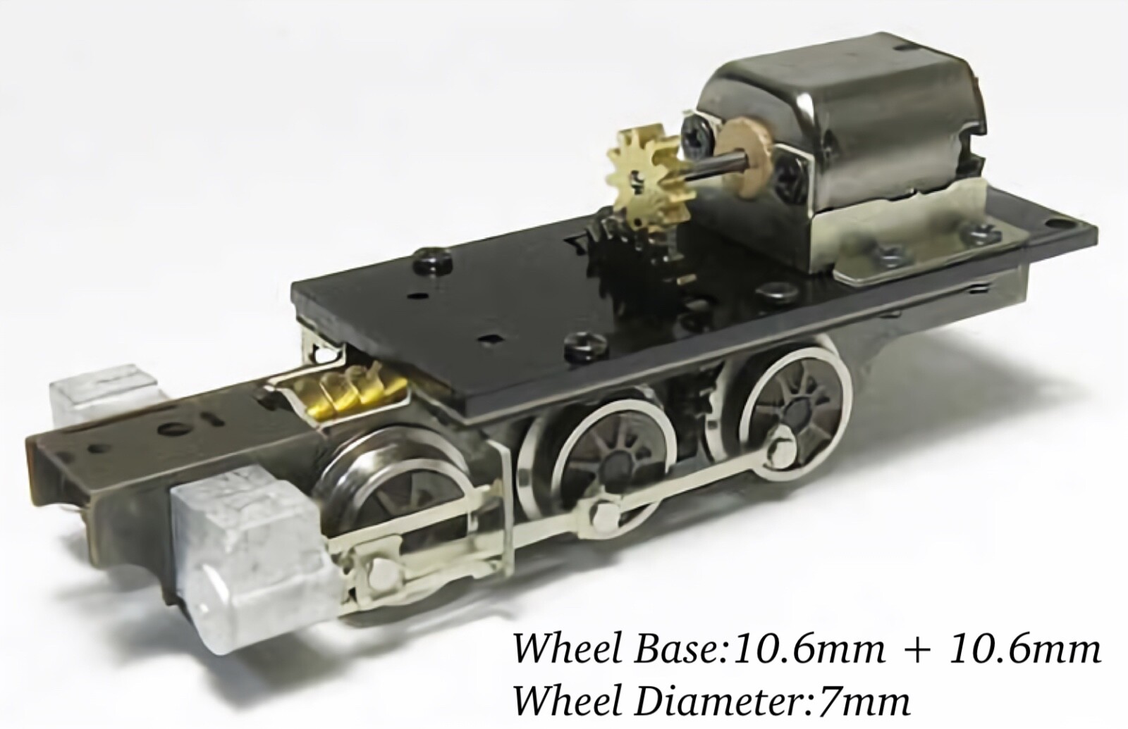 HOn30/HOe/009/N Aru-Model 0-6-0 Steam Loco Power Drive Chassis Wheel 10.6mm/7mm