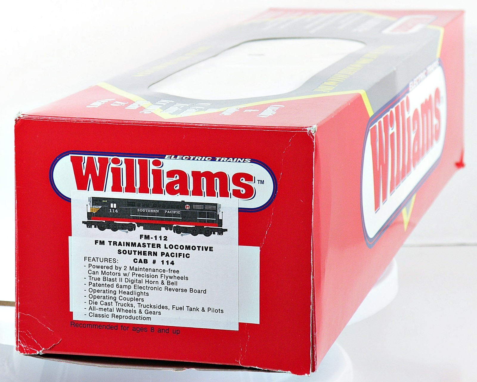 Williams FM-112 Southern Pacific SP FM Trainmaster w/True Blast II Horn