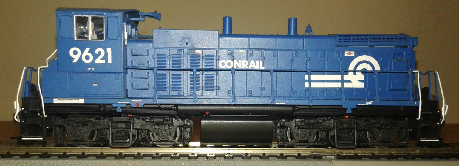 HO SCALE ATLAS MASTER SILVER EMD MP15DC CONRAIL #9621 NO BOX