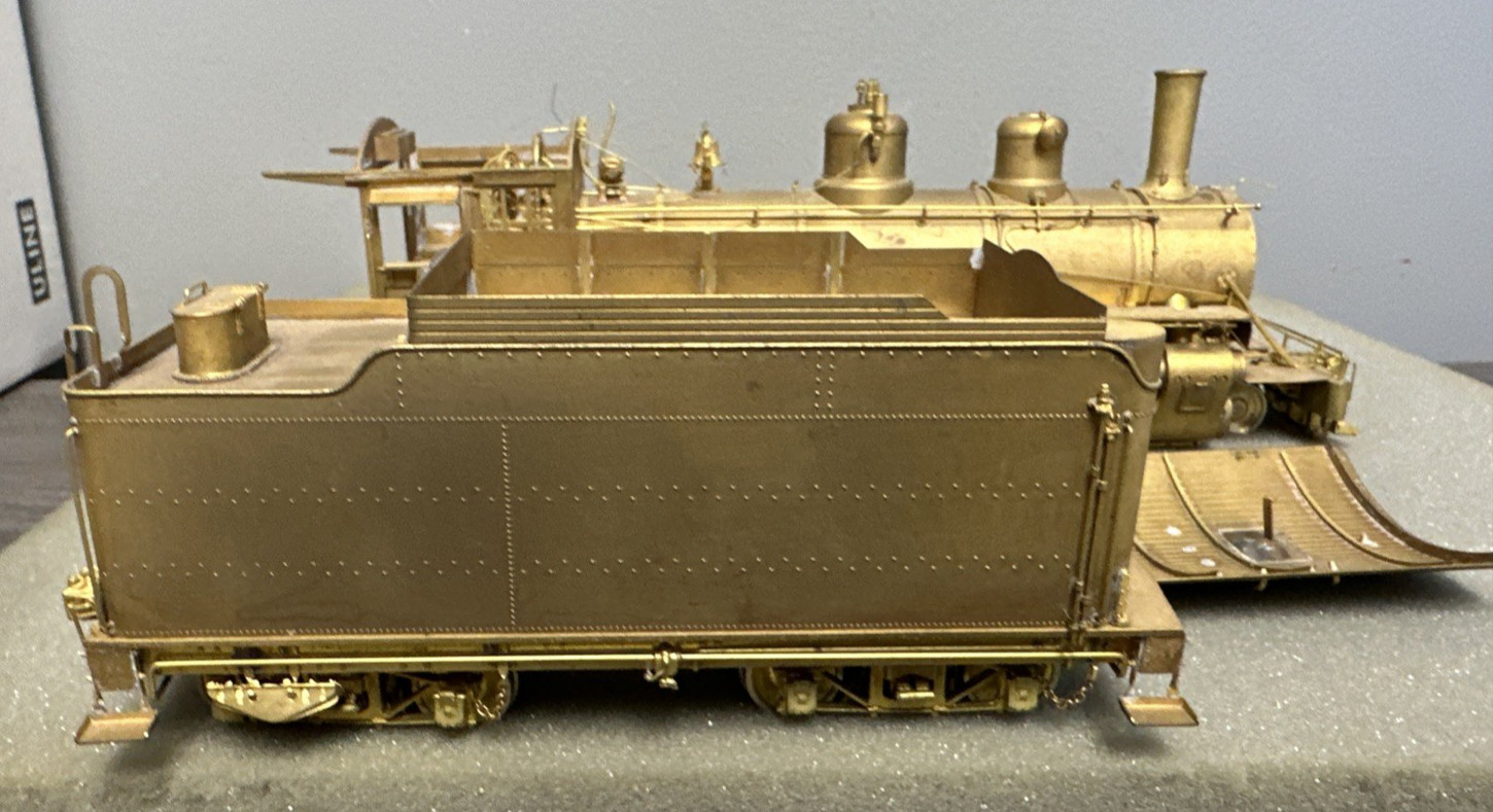 Pacific Fast Mail On3 Brass 2-8-2 K-27 Steam Locomotive D&RGW Unpainted Runs