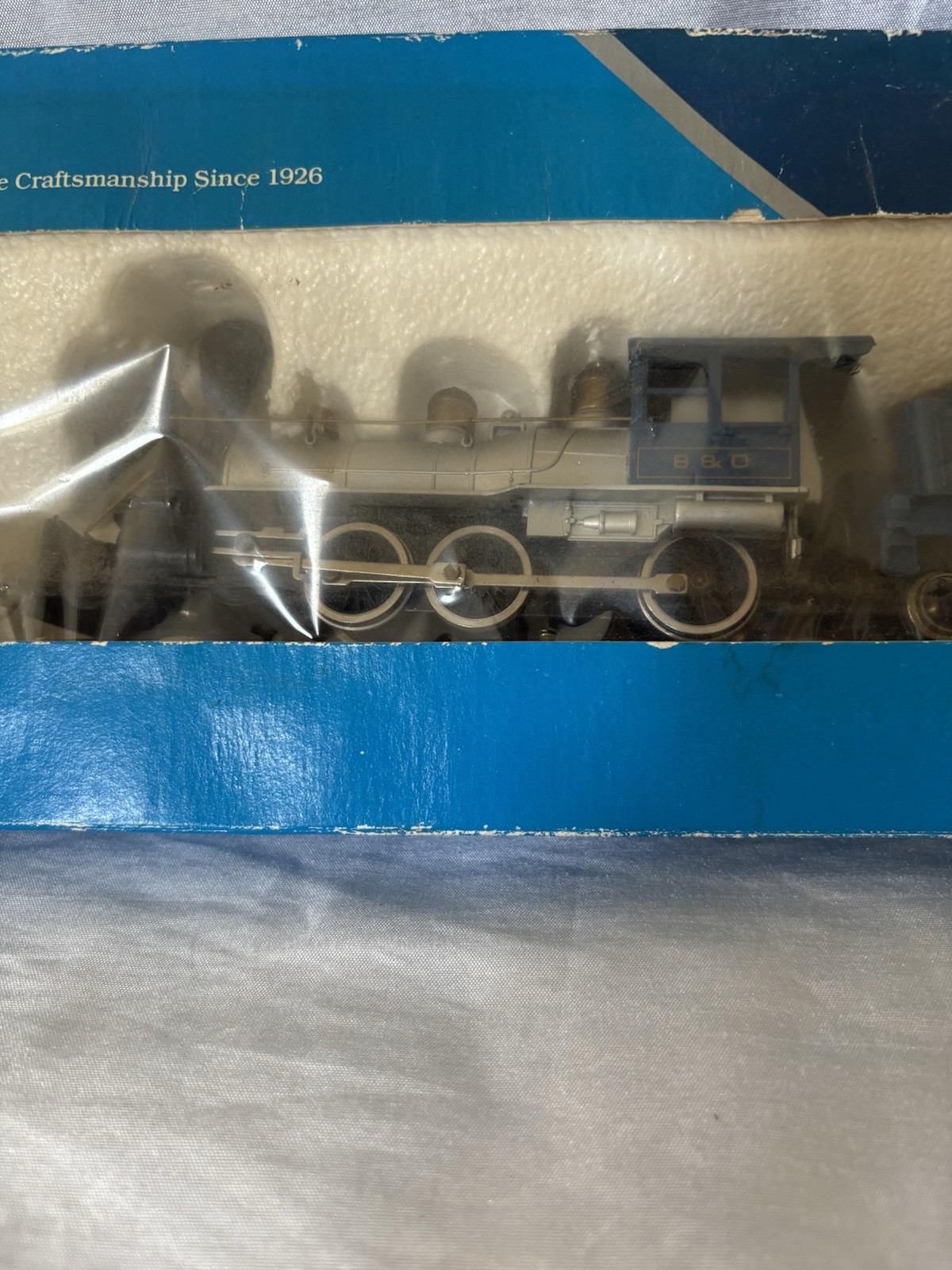 Mantua HO 1/87 Scale, 308-025, 1890 Roger’s, B&O Black And Silver 4-6-0