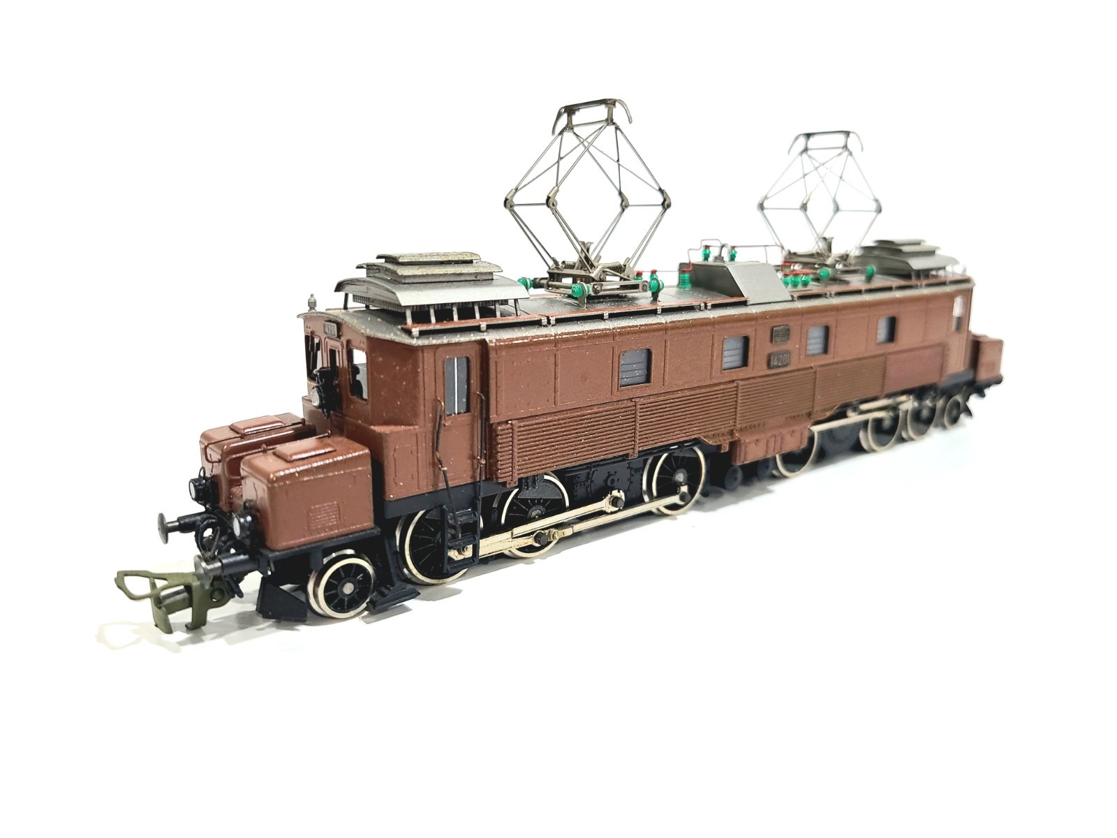 Metropolitan SBB-CFF Ce 6/8 Schlotterbut Brown #14201 HO Brass Model #742