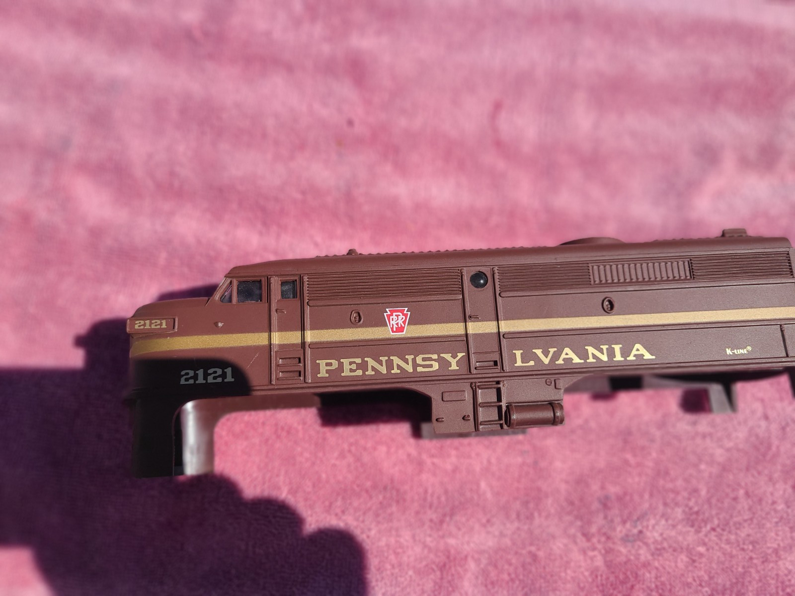 K-LINE ALCO A UNIT DEISEL SHELL BROWN #2121 PRR NOS
