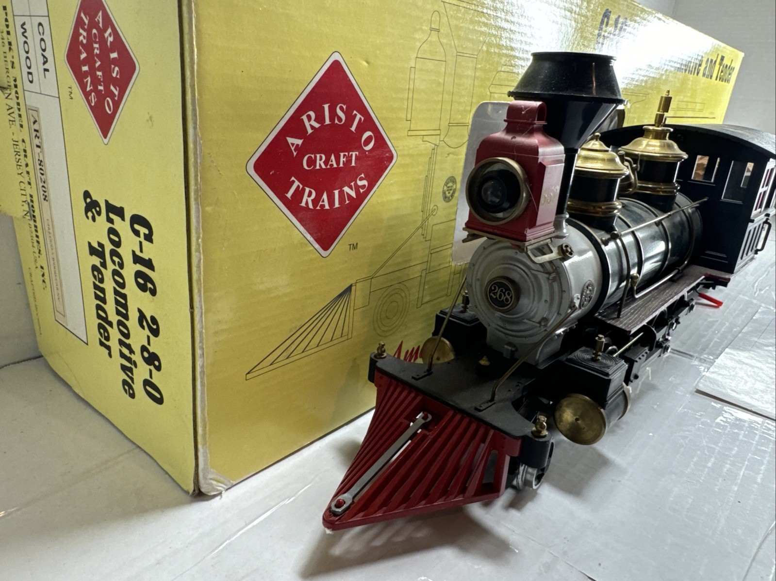Aristocraft G Scale 2-8-0 C-16 Colorado And Southern Steam Locomotive #80208