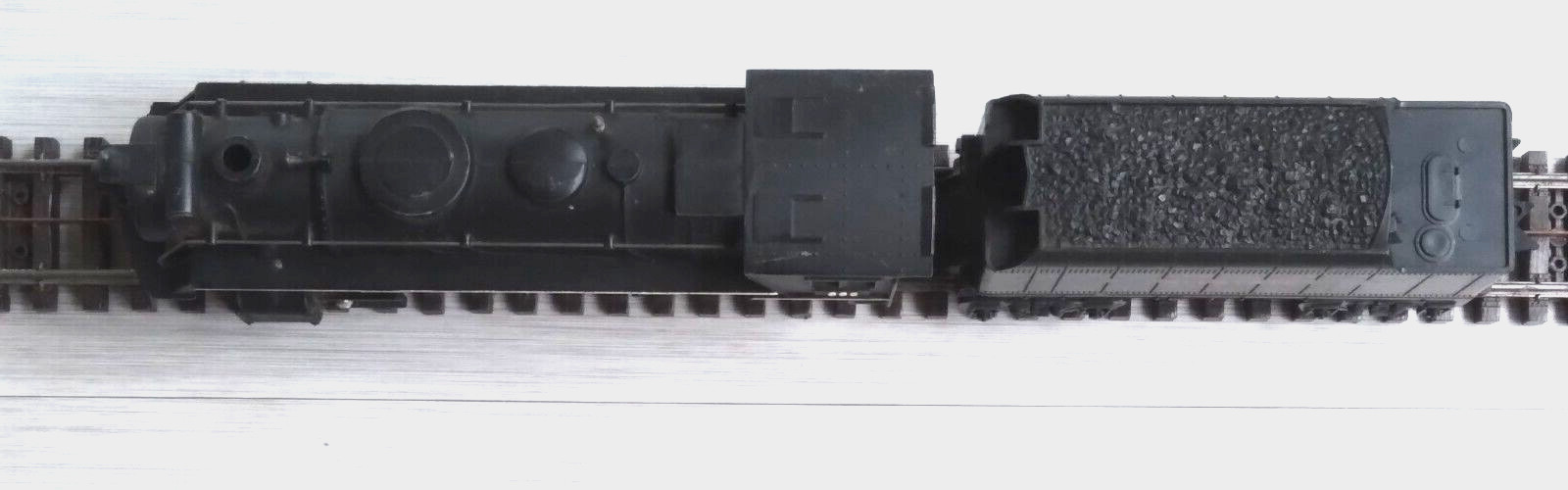 vintage MARX 666 Cast Metal Steam Engine with Allstate Tender- Works with Lionel