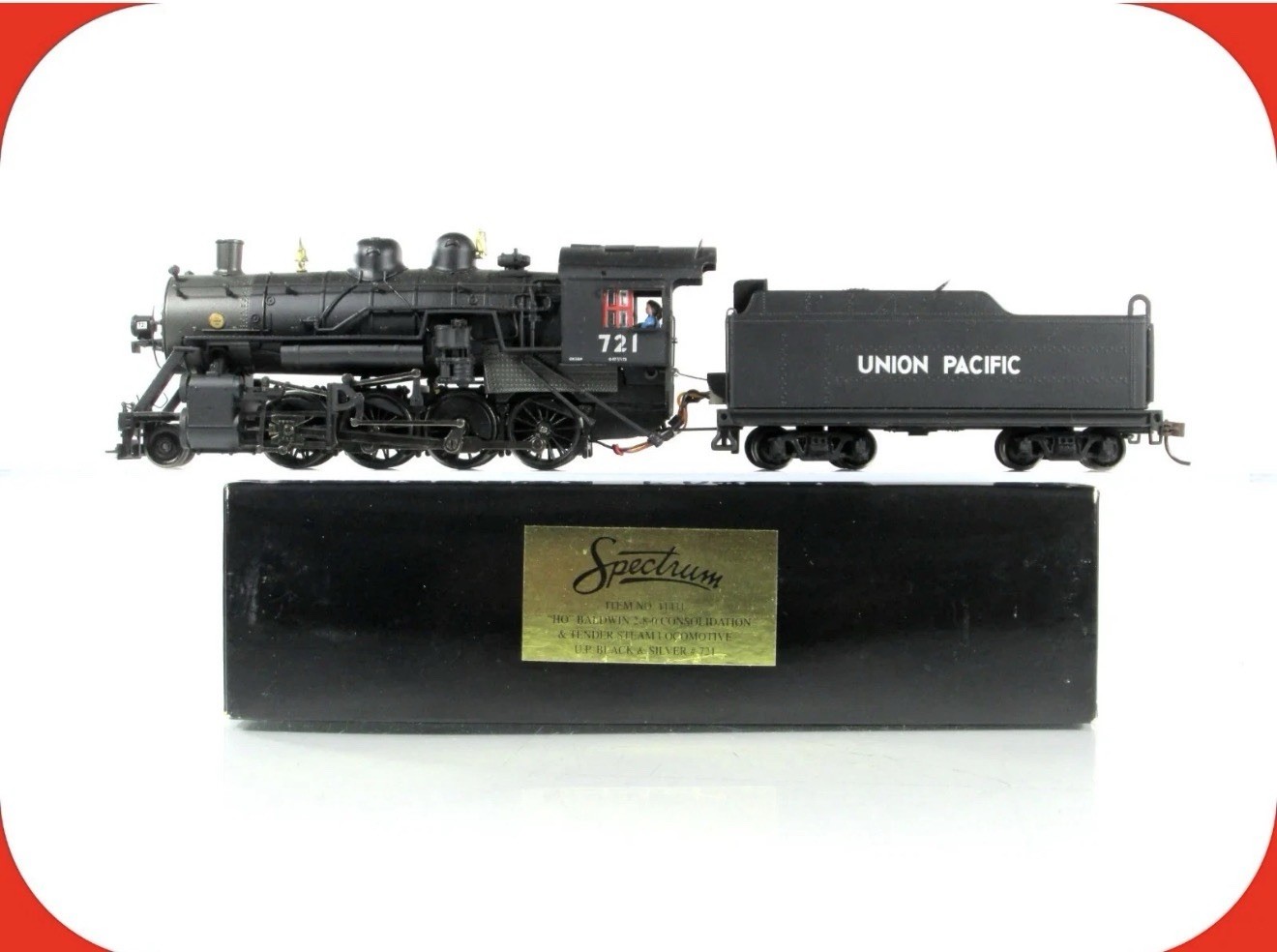HO Scale ***UNION PACIFIC** 2-8-0 Consolidation Locomotive #721 – Bachmann 11411