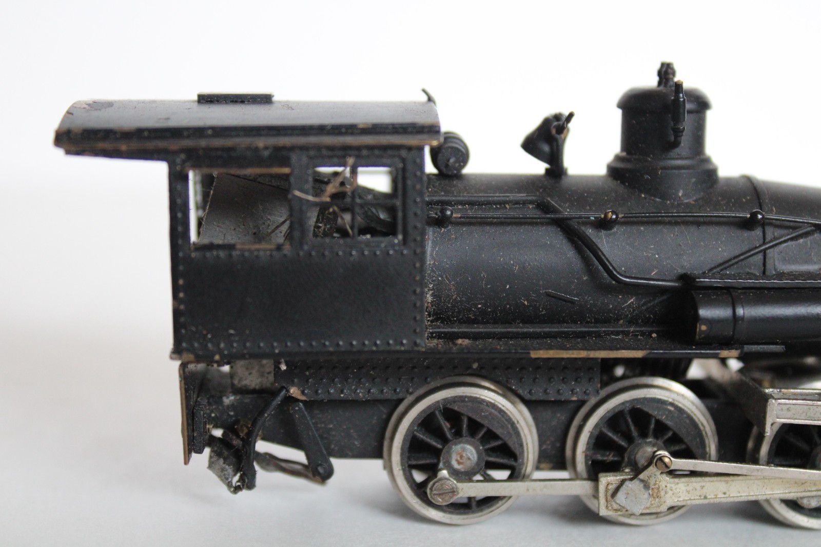Vintage HO Painted Brass 4-6-0 Locomotive Engine & Tender, Japan