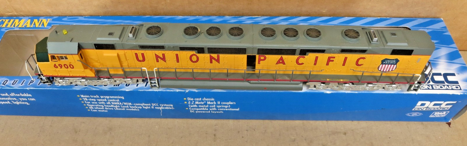 Bachmann 62105 Union Pacific EMD DD40AX w/ DCC #6900 Tested HO AS-IS