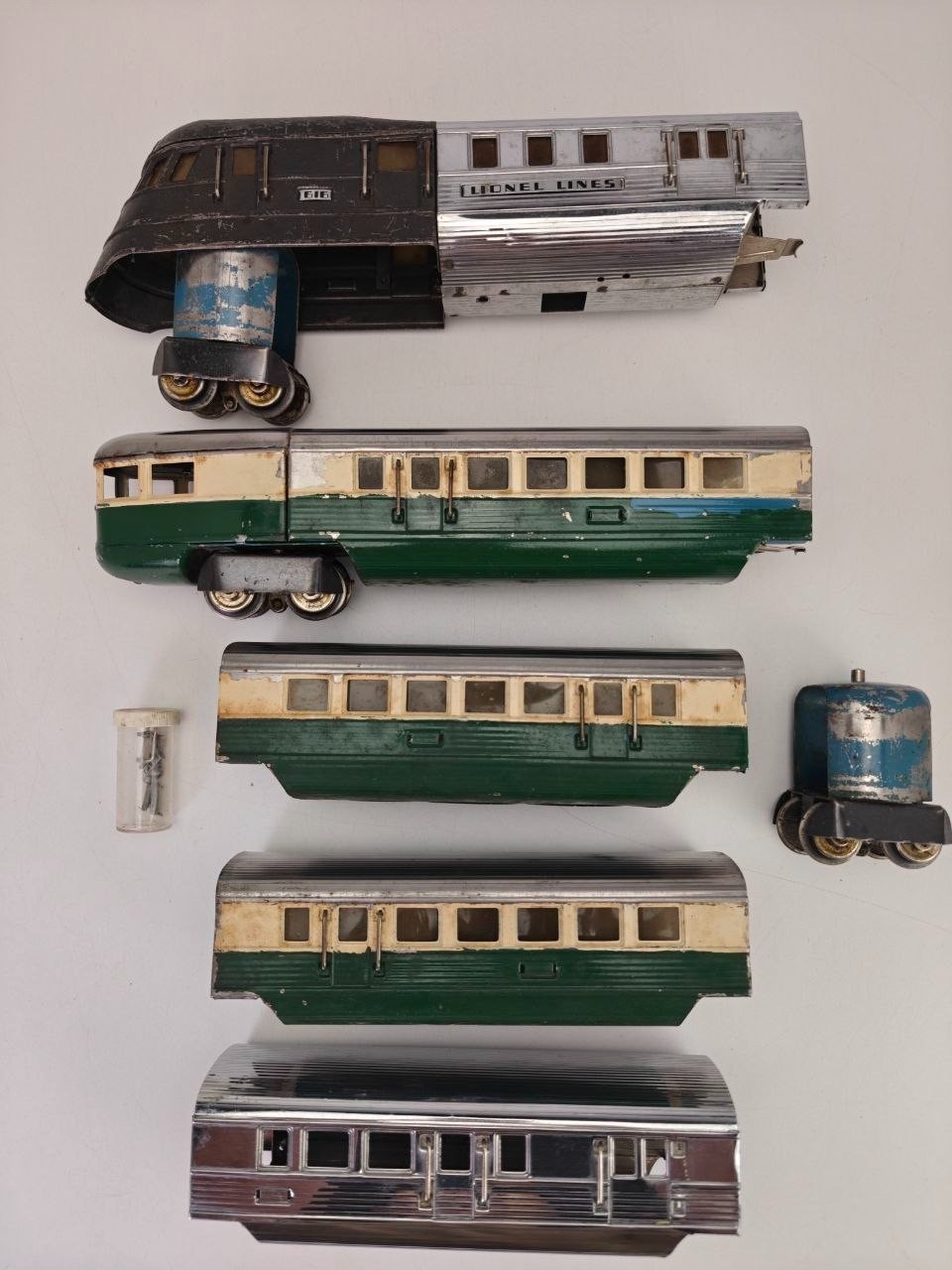 Prewar Lionel 616 Flying Yankee 617 618 O Gauge Tested Light Horn READ