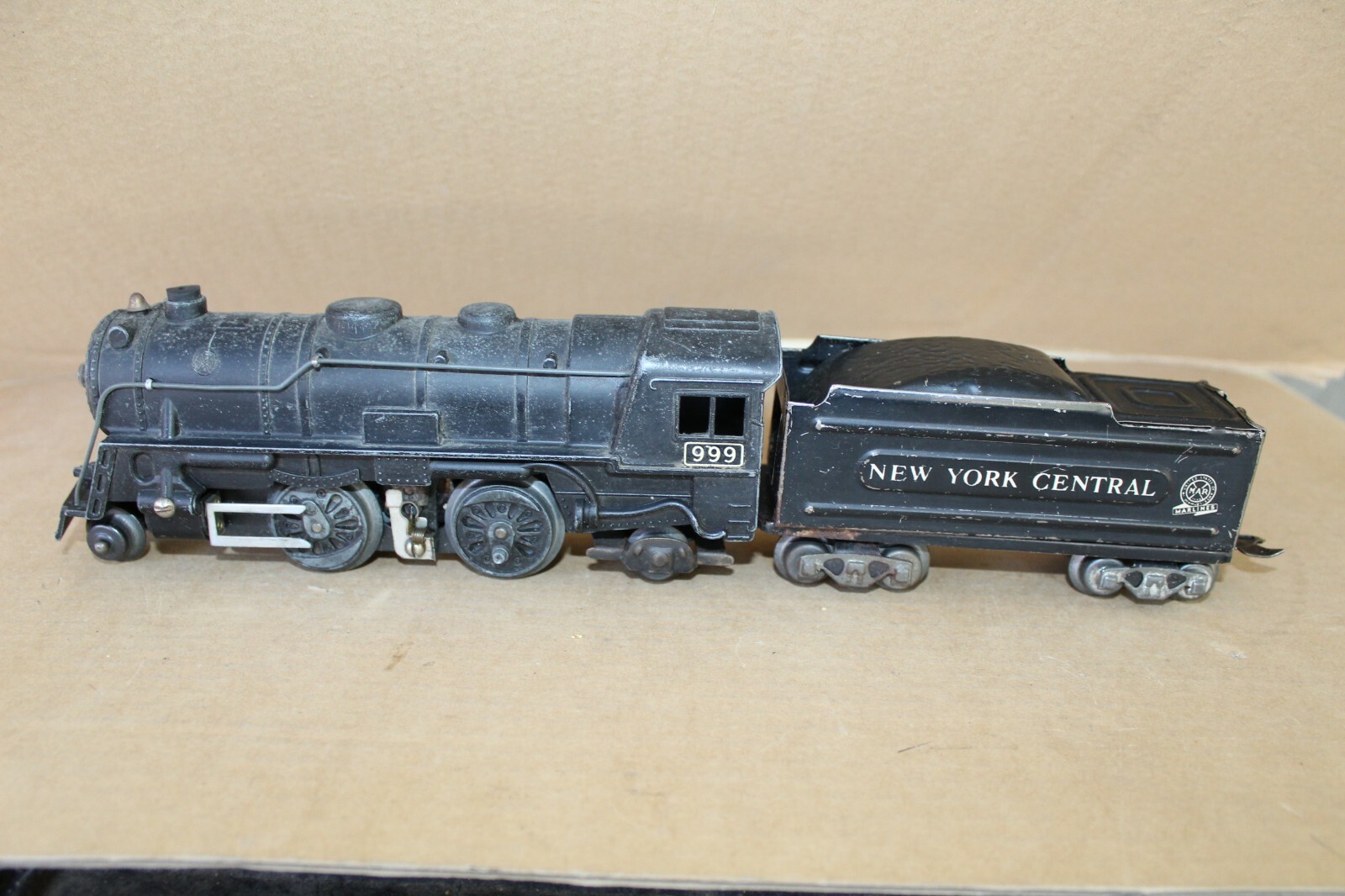 Marx Trains #999 Engine with NYC Tender 3/16 JB