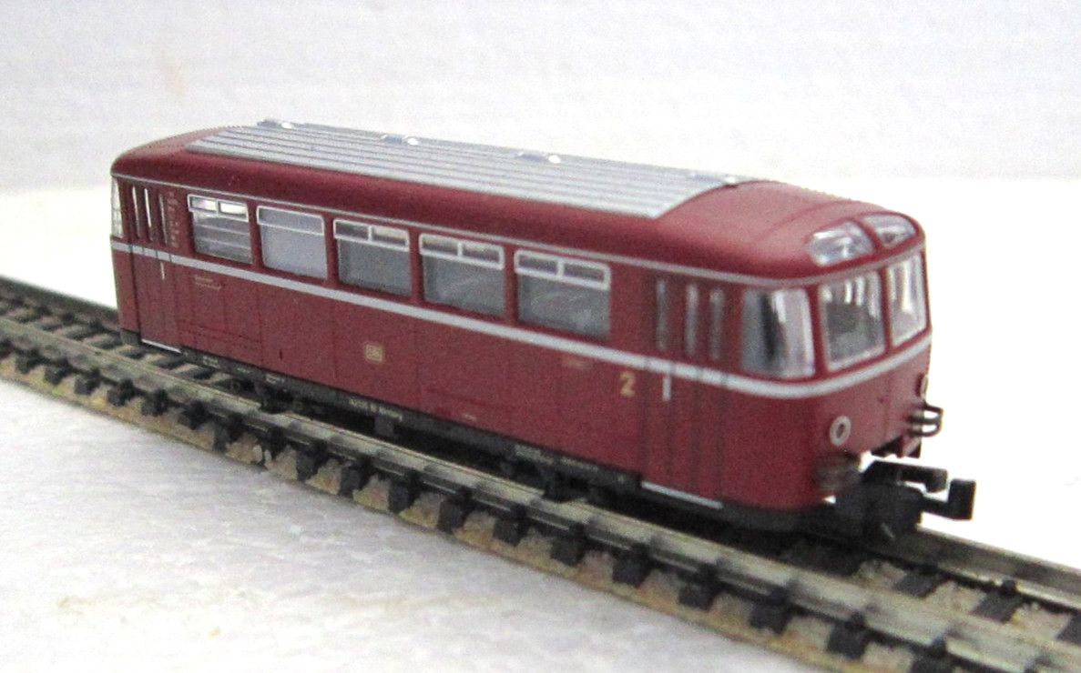 FLEISCHMANN 7400 7401K N DB VT95 DIESEL RAIL BUS & PASSENGER CAR SET OVP TESTED