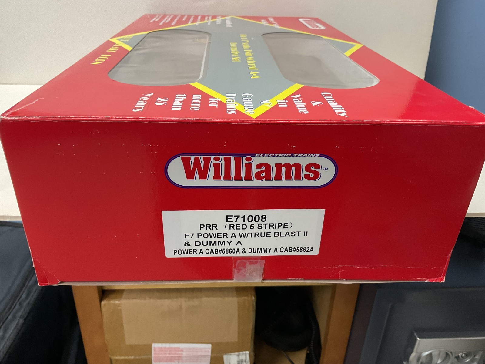 WILLIAMS 3 Rail O-Scale/Gauge #E71008 Diesel & Dummy E7 Pennsylvania PRR w/BOX