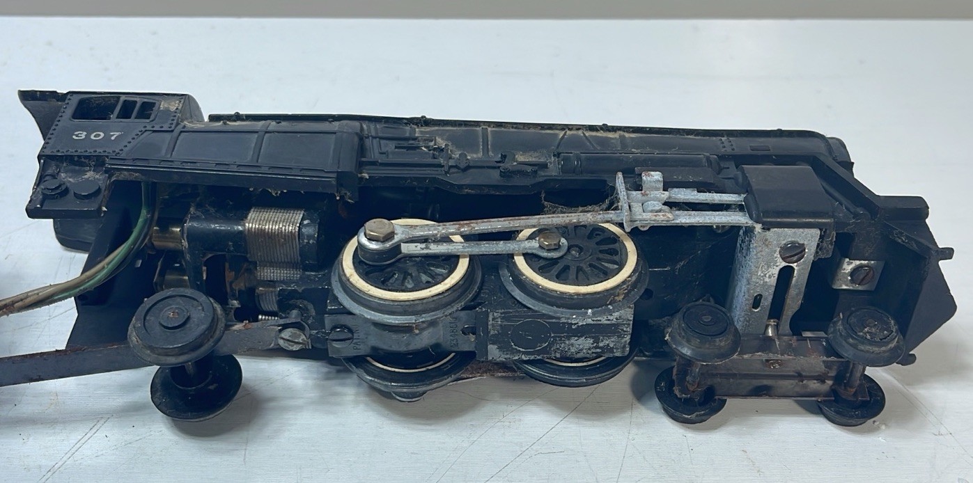 American Flyer 302 AC 4-4-2 Steam Locomotive W/ Reading Lines Tender Read Desc