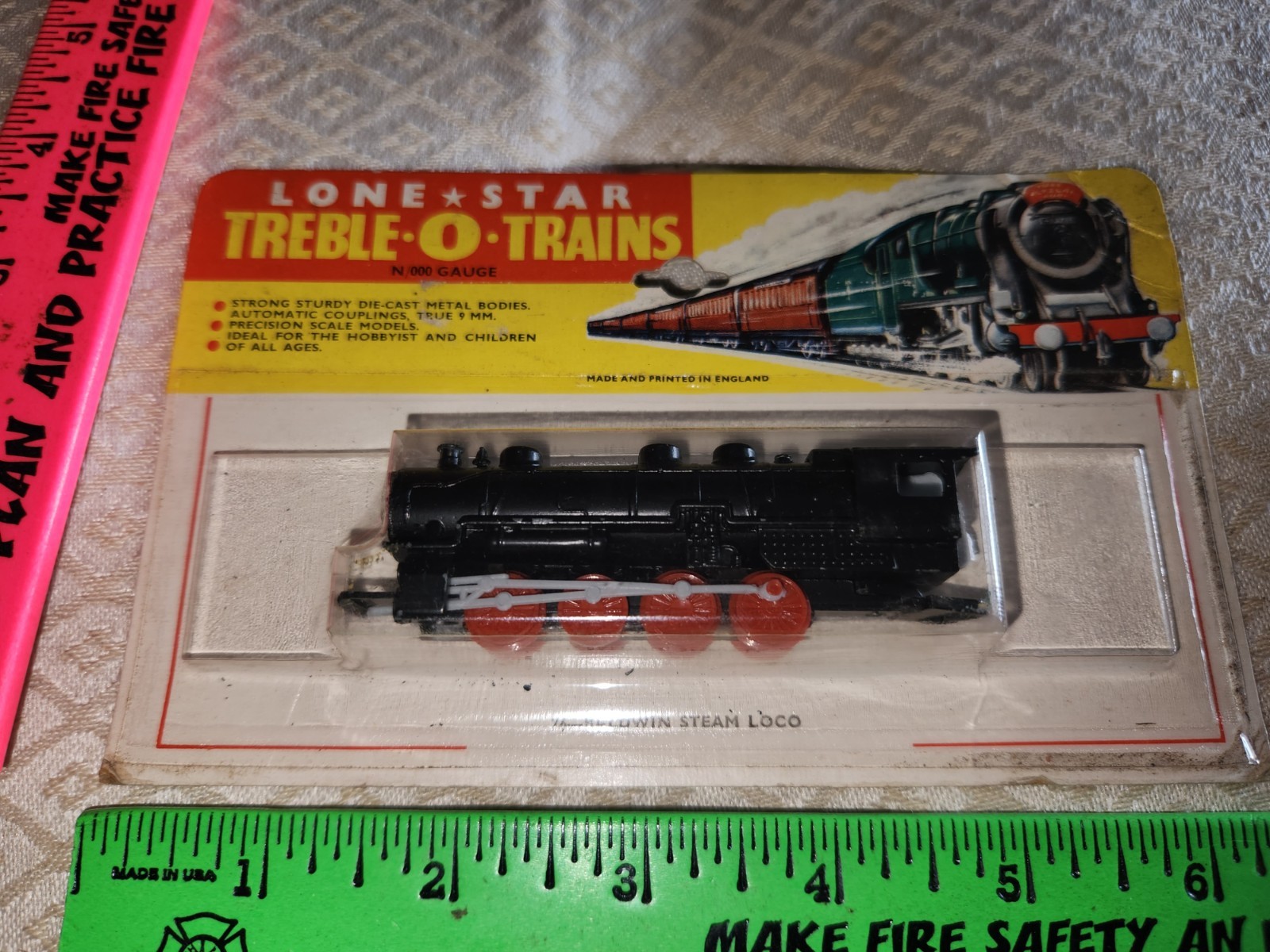 Lone Star Treble-O-Trains 76 Baldwin Steam Locomotive in Original Packaging