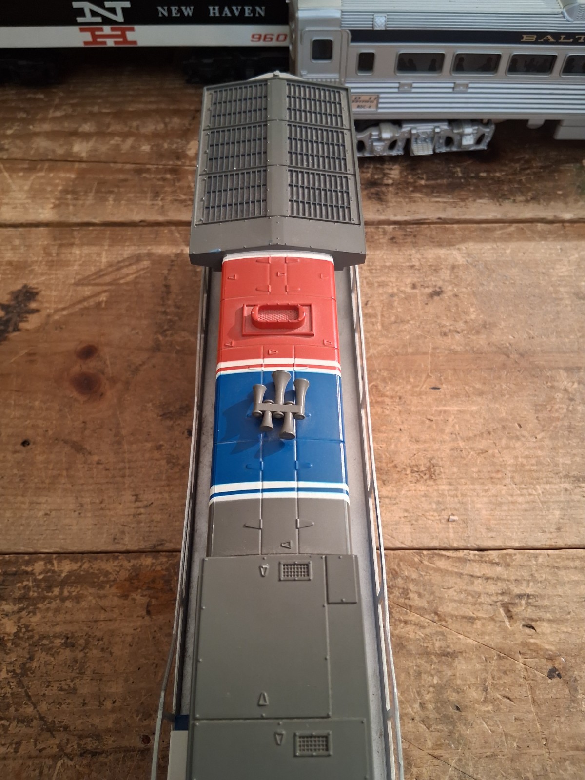 Williams DA109 Amtrak Dash 8 Powered Cab #807 Horn O Gauge 3 Rail Diesel TESTED
