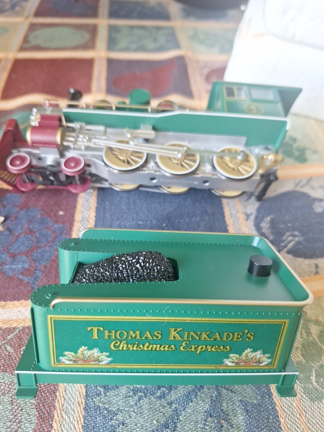 Thomas Kinkaid Hawthorne Village Christmas Express Locomotive & Tender