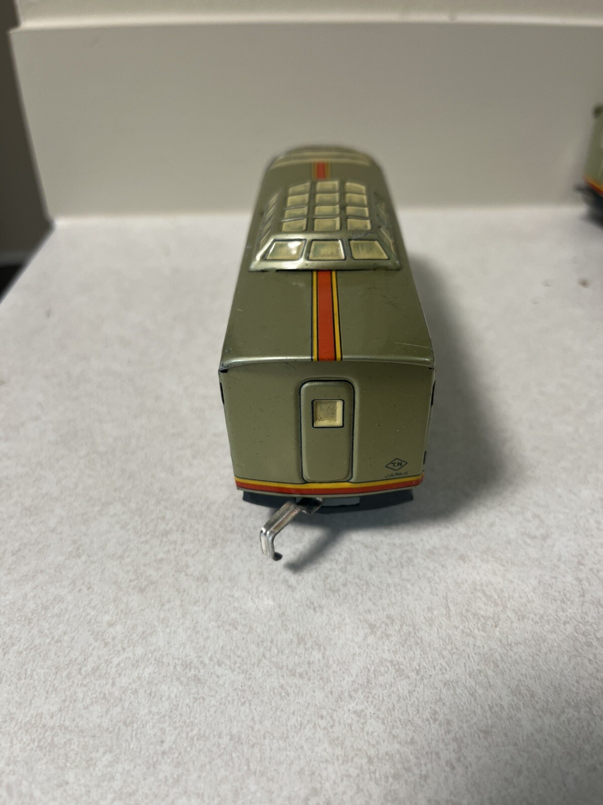 Vintage KDR Japan Tin Litho Santa Fe Diesel Train Battery Operated w/ Box