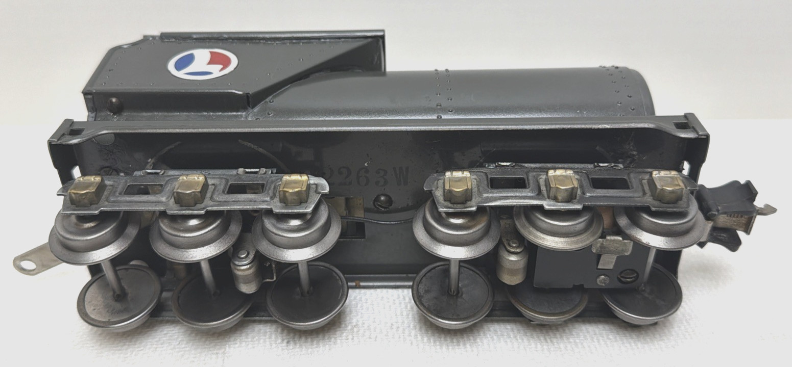 LIONEL ORIGINAL PREWAR O-GAUGE 2263W WHISTLE TENDER – WORKS!