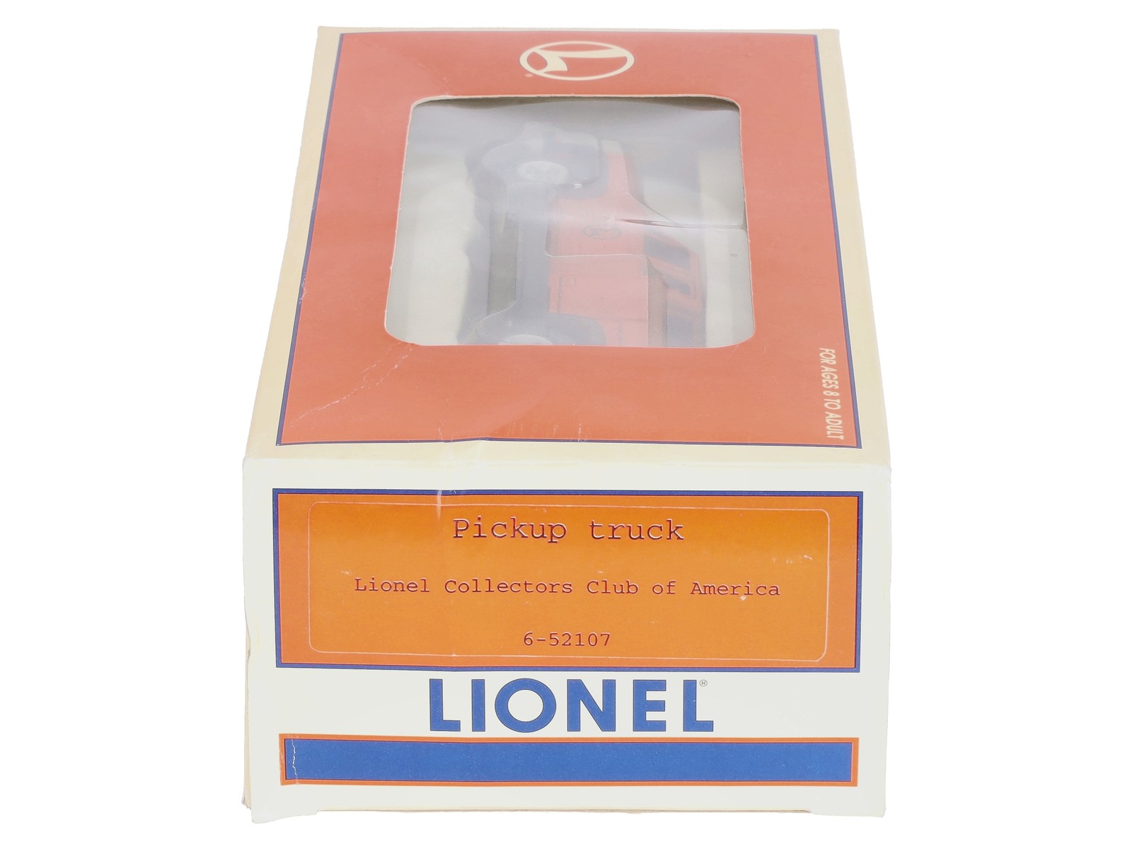 Lionel 6-52107 O Gauge LCCA Orange Motorized Pickup Truck LN/Box