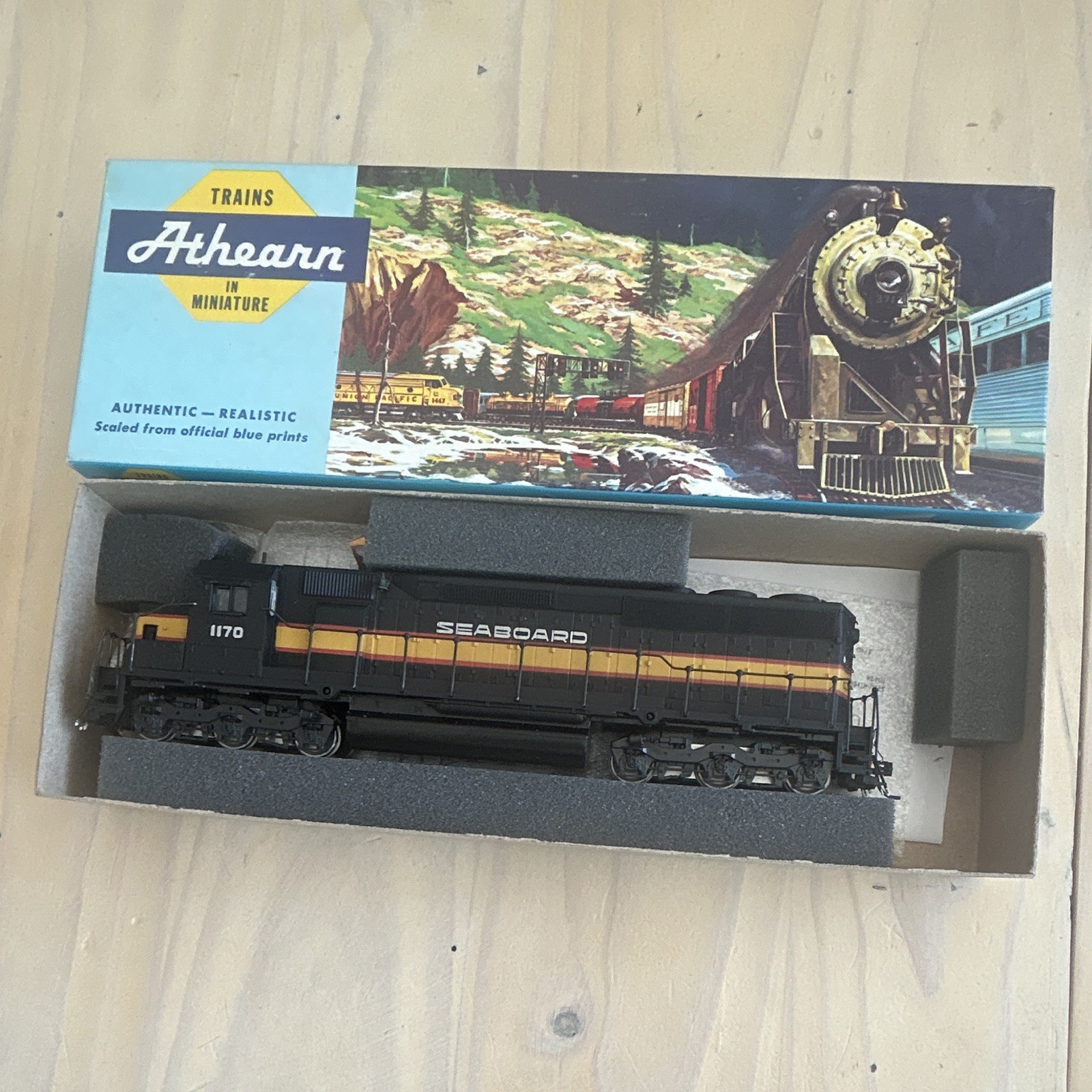 Athearn HO SD45 Diesel Locomotive Seaboard Air Line #1170 DC Analog