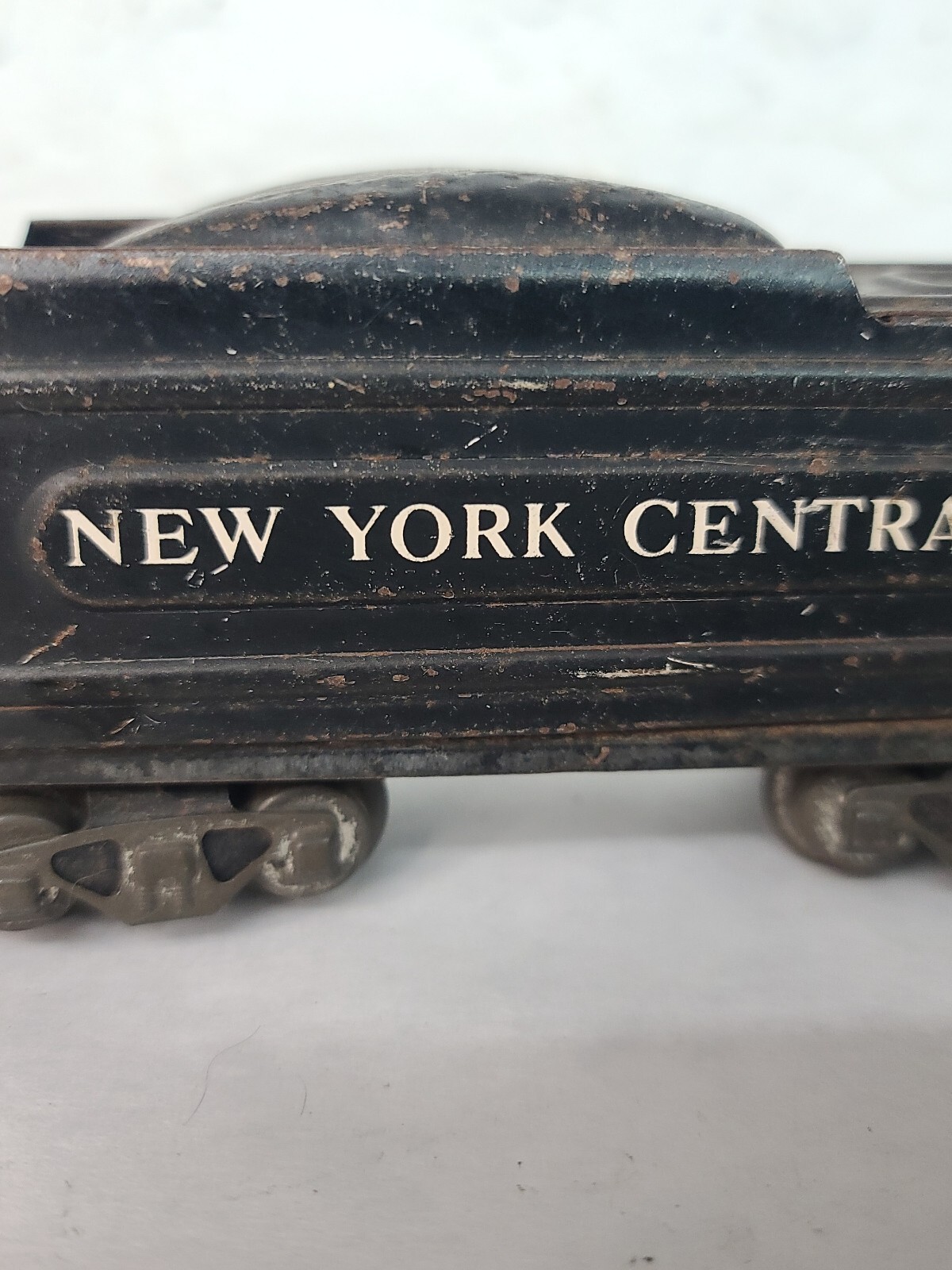 Working #666 Marx O Cast Metal 2-4-2 Steam Locomotive Tender Boxcar & Caboose