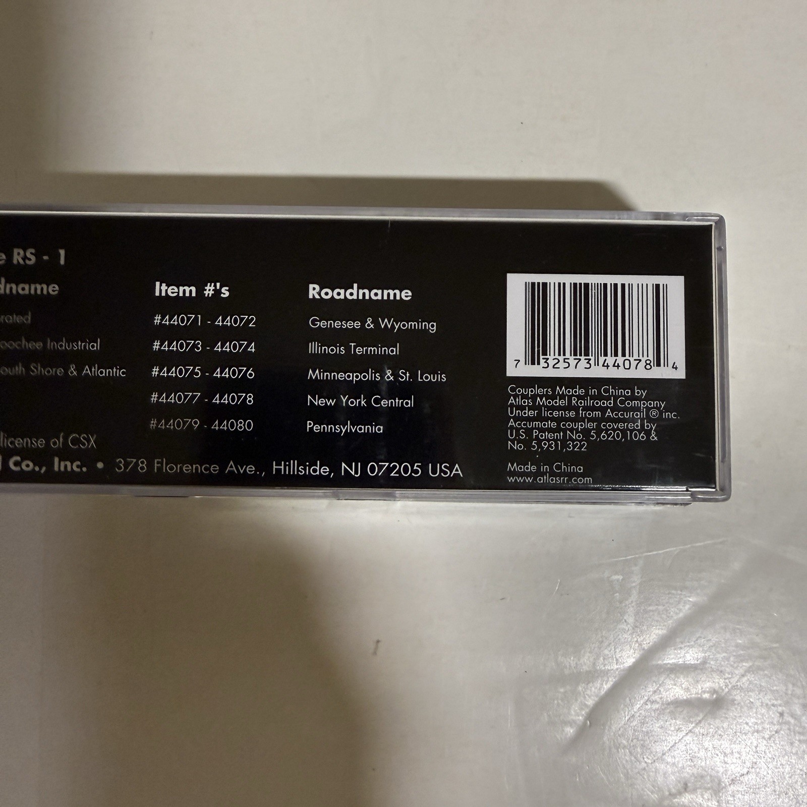 BRAND NEW Rare Atlas N Scale Locomotive RS-1 44078 New York Central 9910 Classic