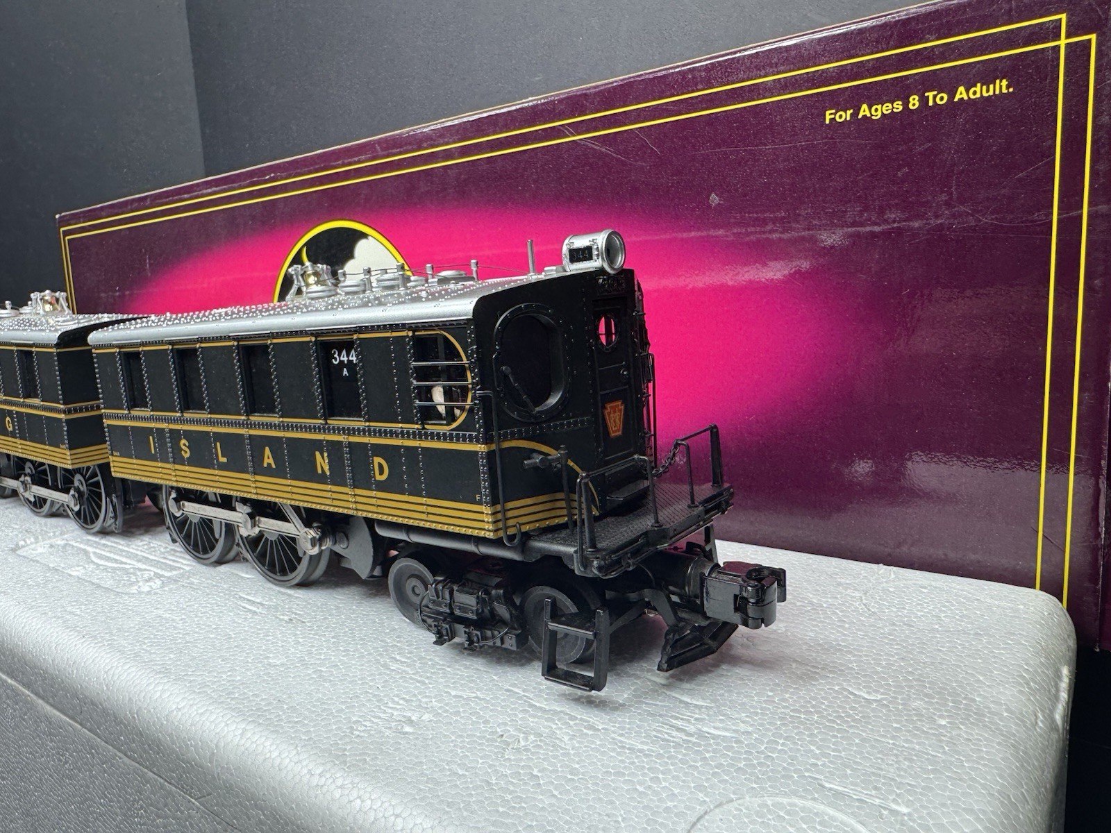 MTH 20-5534-1E Long Island DD-1 electric engine #344A #344B PS2 BCR EX