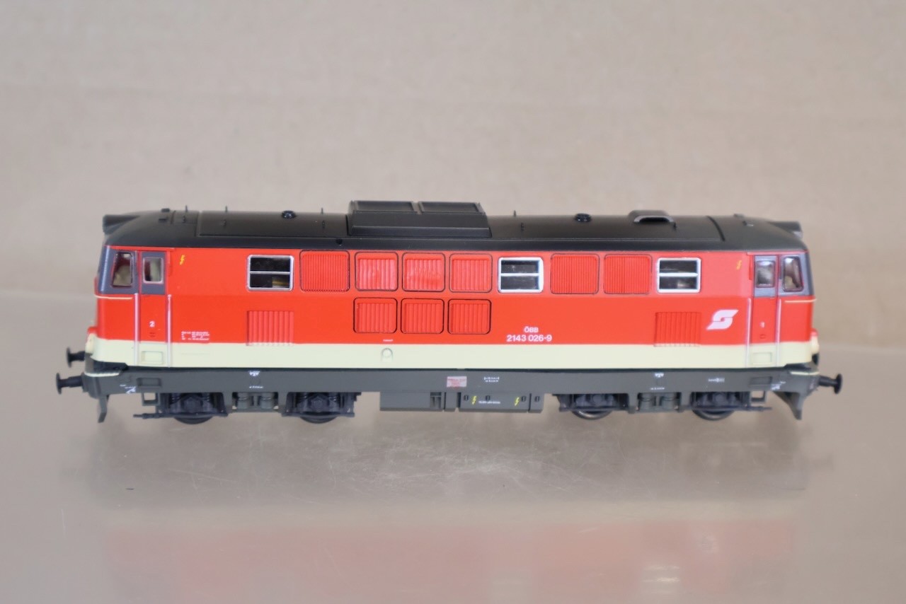 KLEIN MODELLBAHN 0514 OBB ÖBB CLASS BR 2143 026-9 DIESEL LOCOMOTIVE om