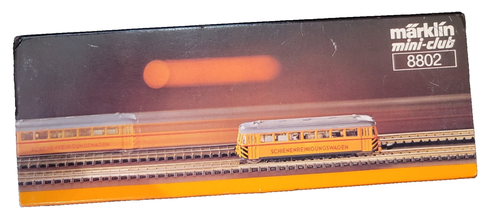 Z Marklin 8802 Schienenreinigungswagen Diesel Loco (tested) #2