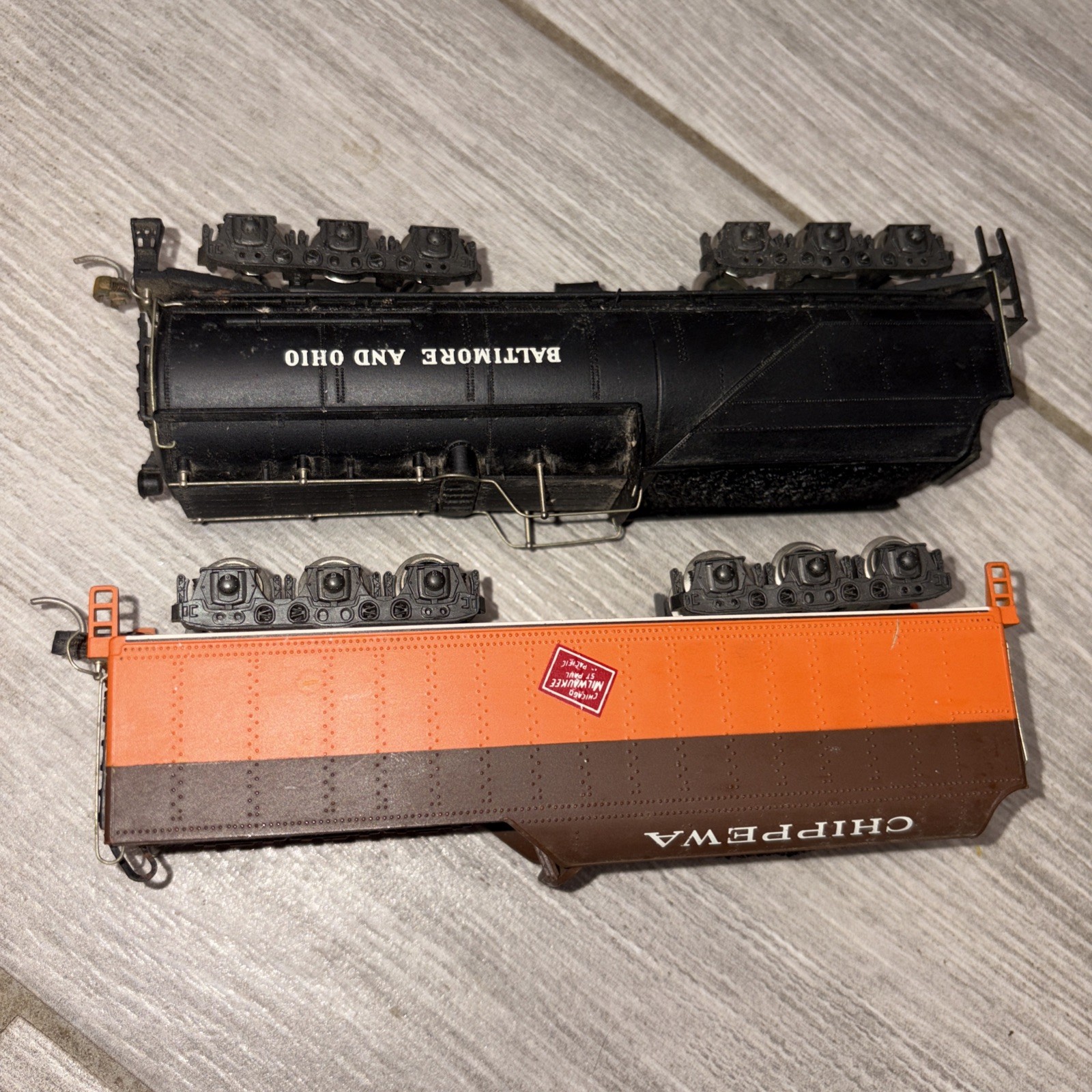 Lot Of 2 Rivarossi Vintage Ho Scale Steam Engines With Tender For Parts/Repair