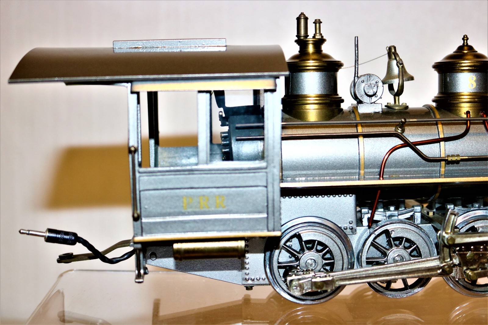 INCREDIBLE G scale Brass DELTON PENNSYLVANIA STAMPED STEEL GRAY 0-6-0 Ser #99