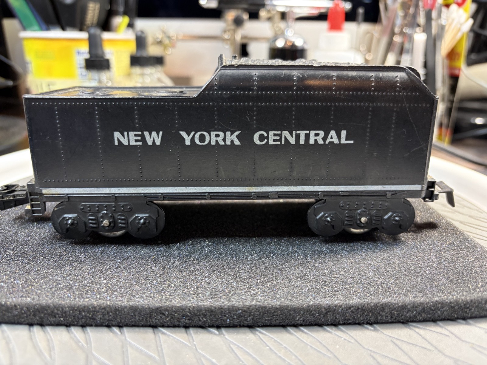 Marx 400 Steam Locomotive with NYC tender (Runs, See Description)