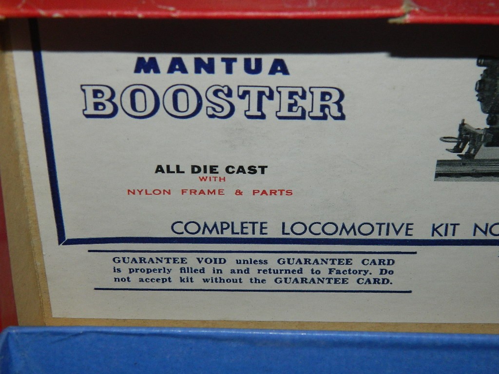 Mantua HO Booster No. 213 All Die Cast Locomotive Engine with Original Box