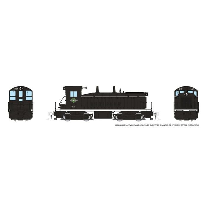 Rapido 27085 HO Illinois Central EMD SW9 Locomotive DC Silent Version #481 NIB
