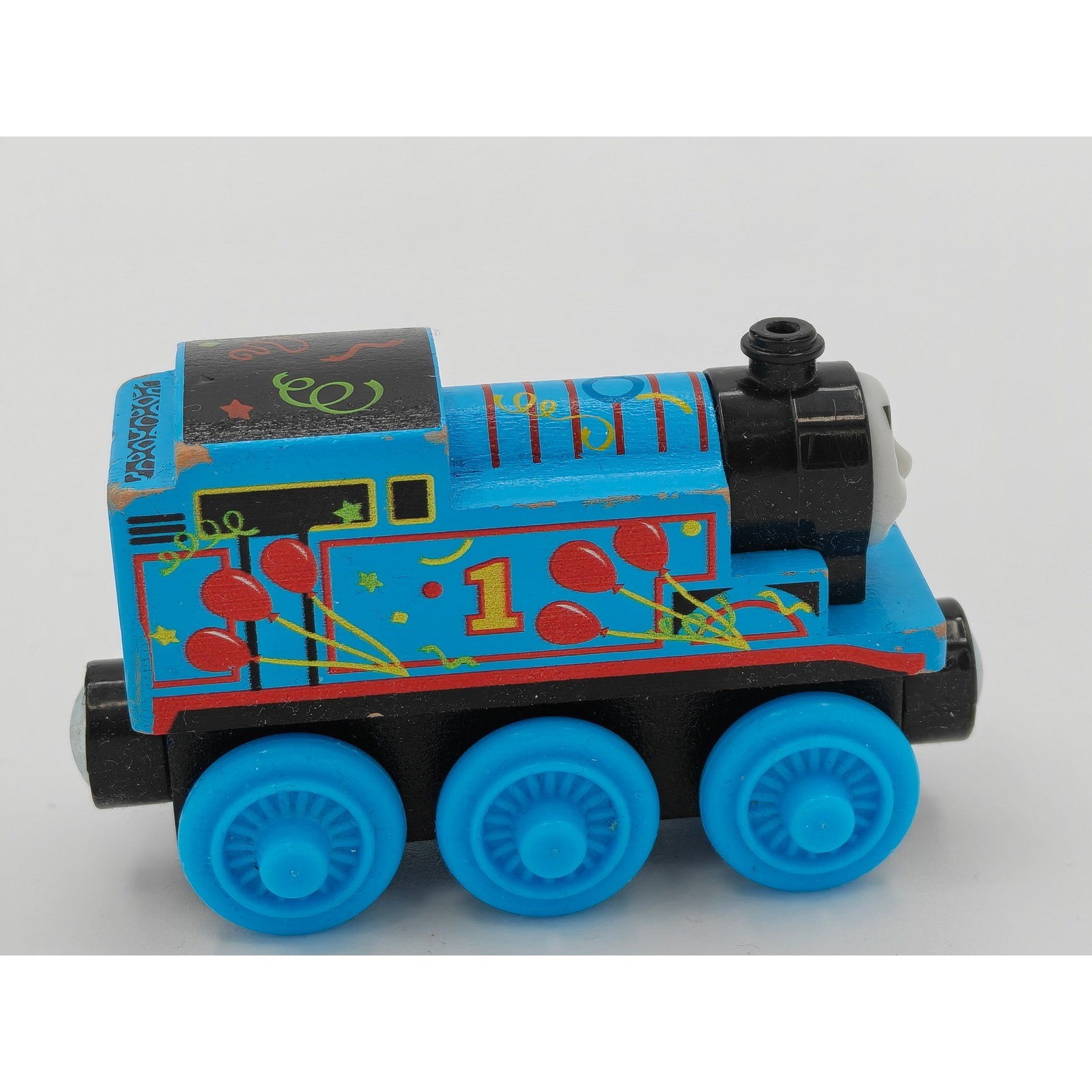 Thomas & Friends Wooden Railway Birthday Thomas Blue Train Engine GGG69 2019