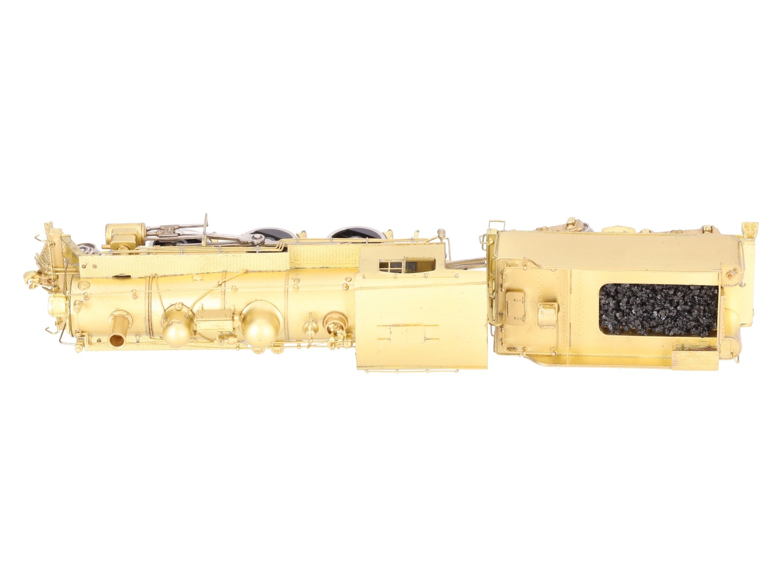 Pacific Fast Mail HO BRASS B&M B-15 2-6-0 Steam Locomotive & Tender -Unpainted