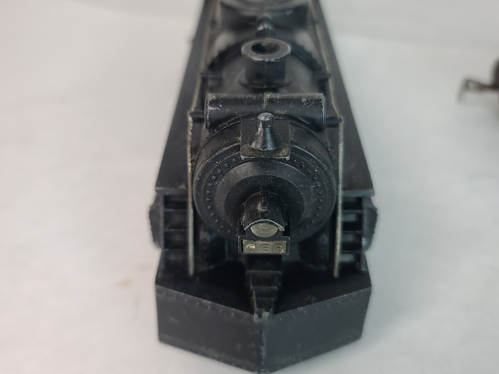 Working #666 Marx O Cast Metal 2-4-2 Steam Locomotive Tender Boxcar & Caboose