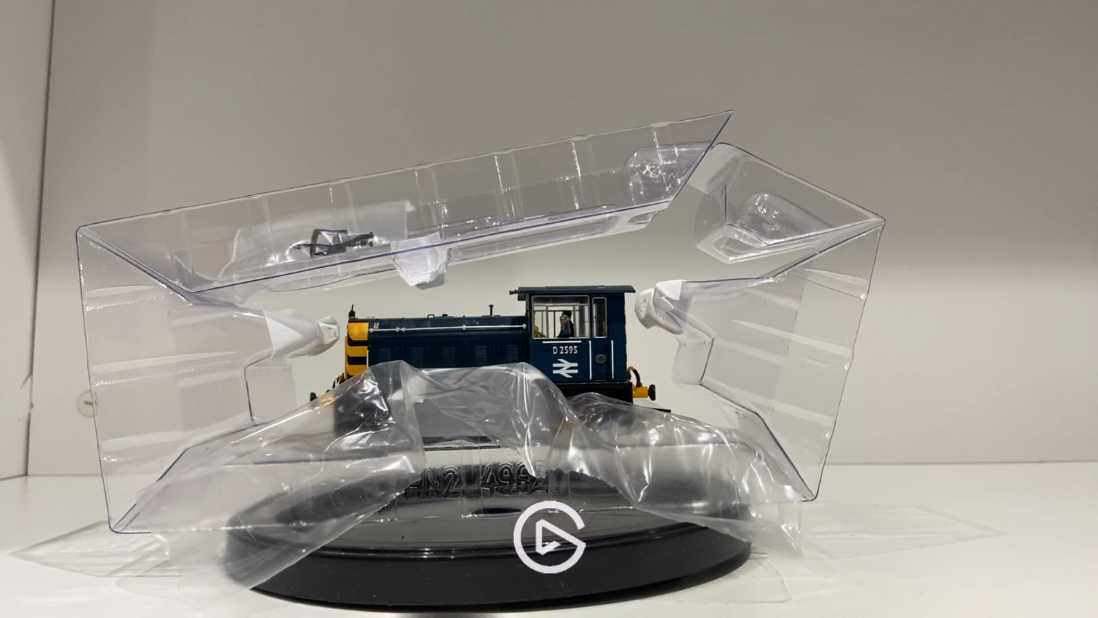 Heljan 2522 Class 05 Hunslet Shunter D2595 BR Blue Wasp Stripes As Preserved DCC