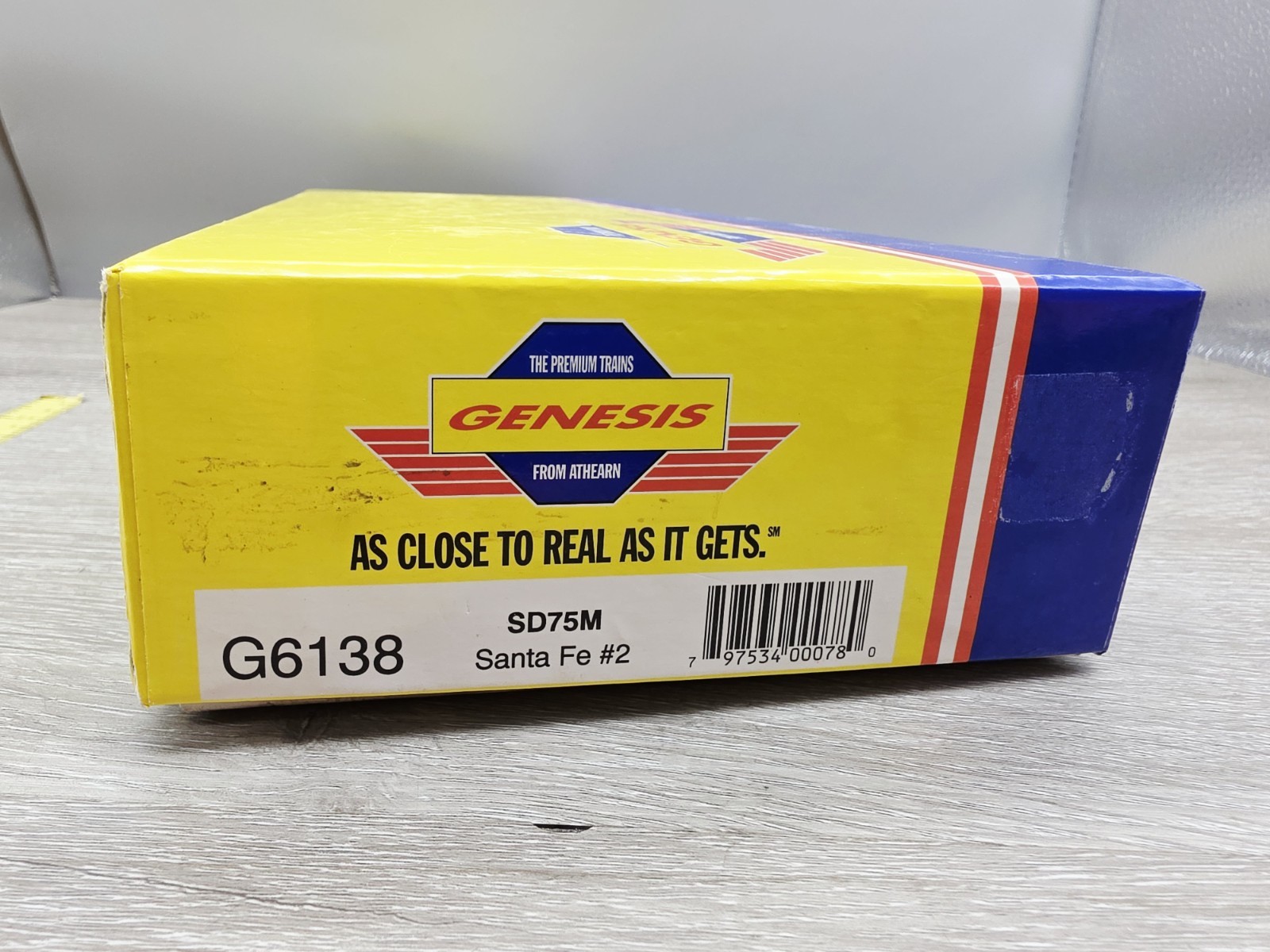 HO Scale Athearn Genesis G6138 SD75M Diesel Locomotive Santa Fe #226 Lot#6104