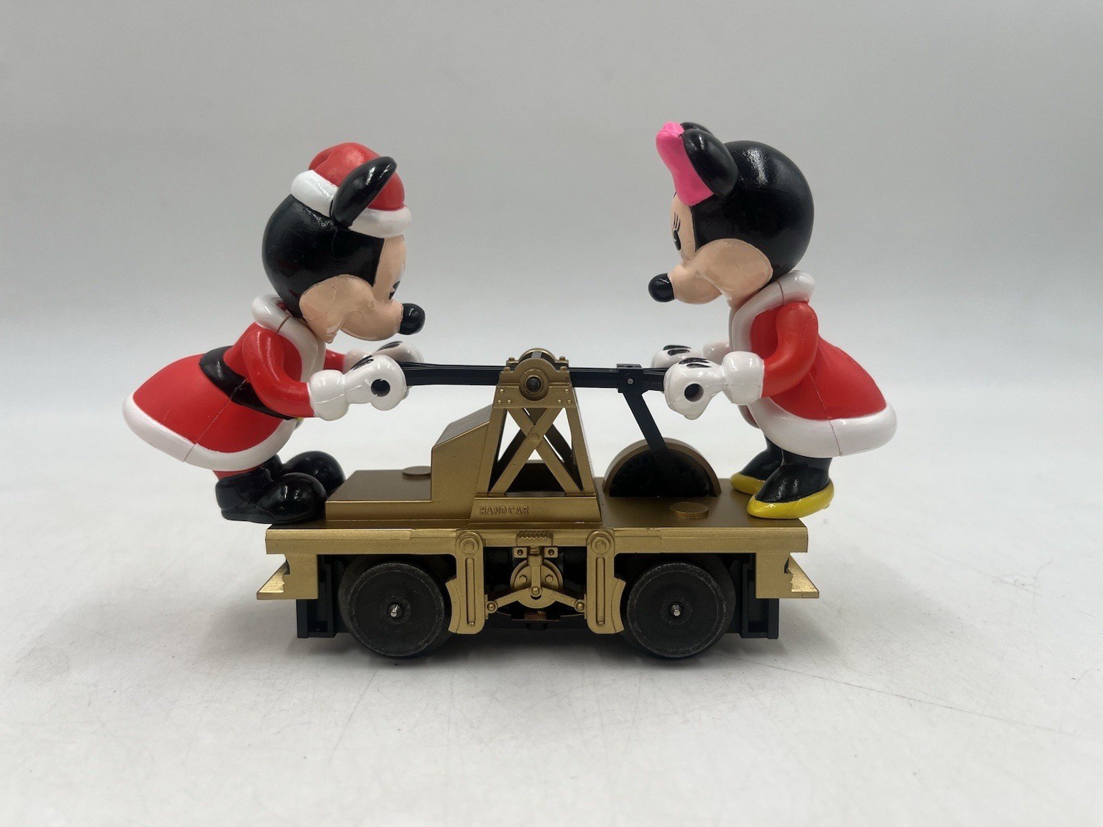 O Gauge Lionel 6-18433 Mickey Minnie Mouse Disney Christmas Handcar