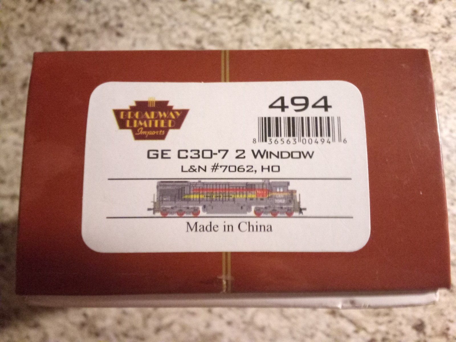 GE C30-7 2 Window L&N #7062 HO