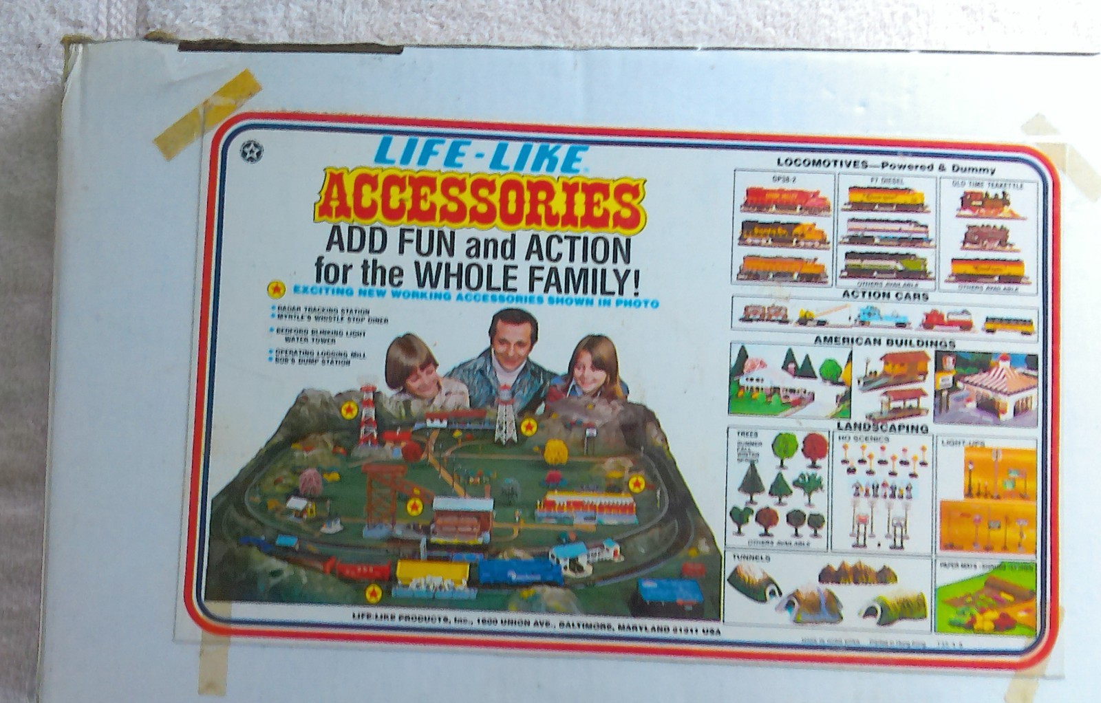 Vtg 1970s Life-Like Midnight Special Amtrak HO Train Set SEALED NEW Item 08751