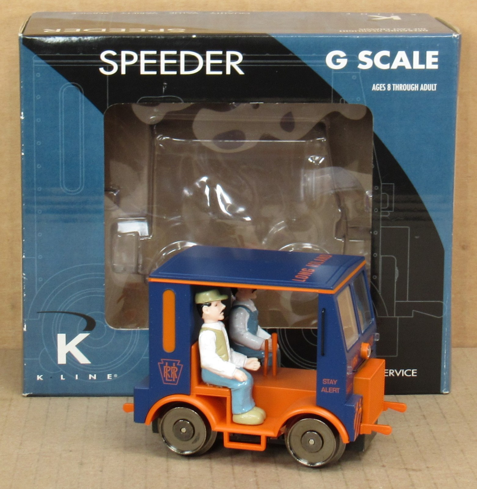 K-Line K-92009 LIRR (Long Island Railroad) Track Speeder G-Gauge LNIB