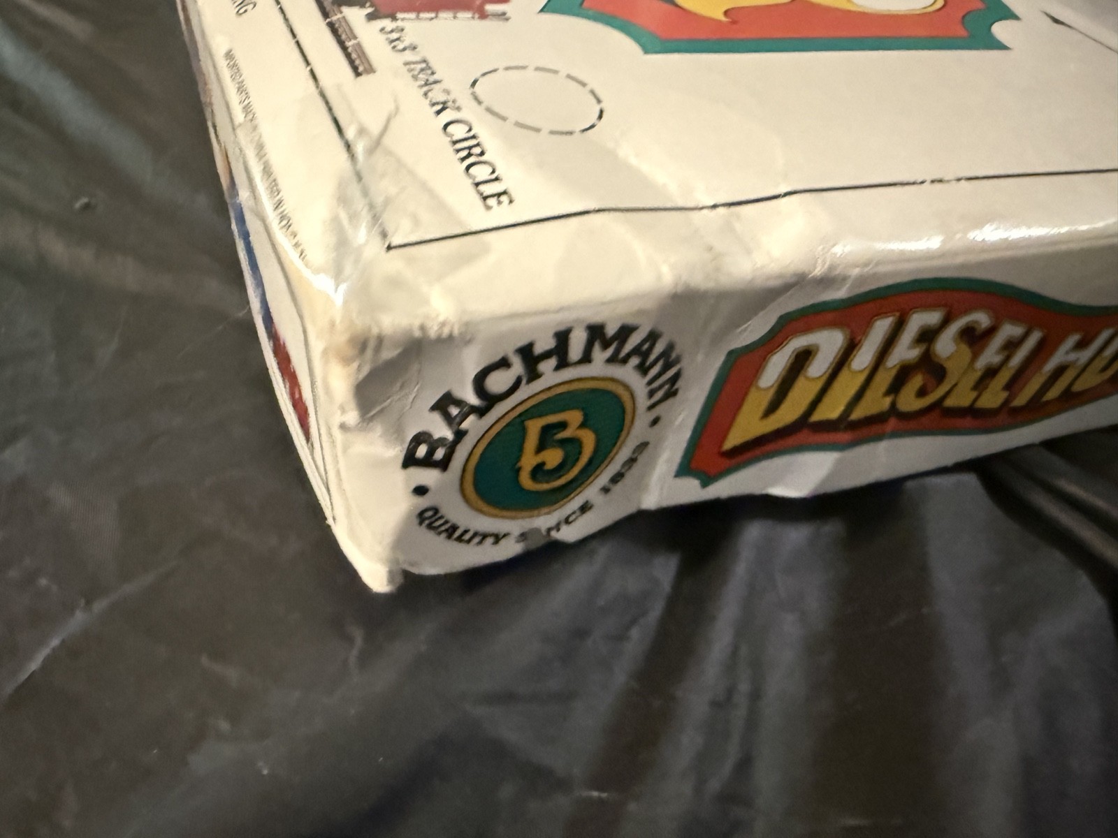 Bachman Diesel Hustler -Santa Fe train set #00021 UNOPENED – Damaged Box