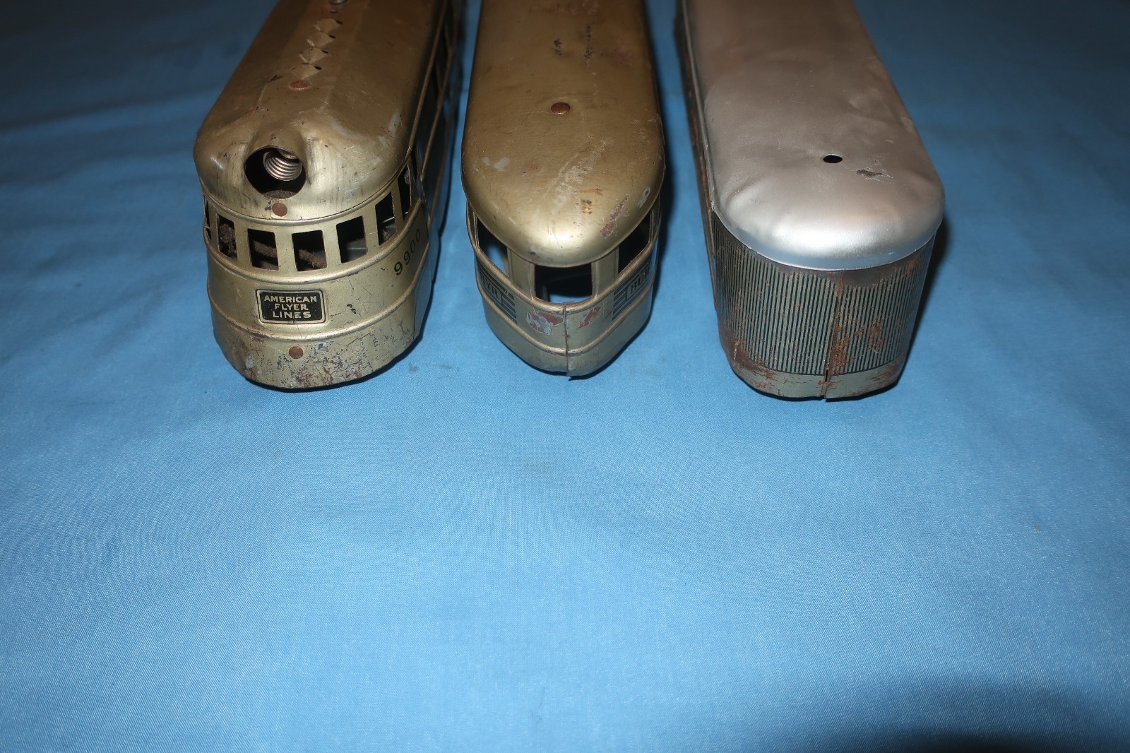 American Flyer Pre-war O Gauge #9900 Wind-up Burlington Zephyr Tin Litho Set.