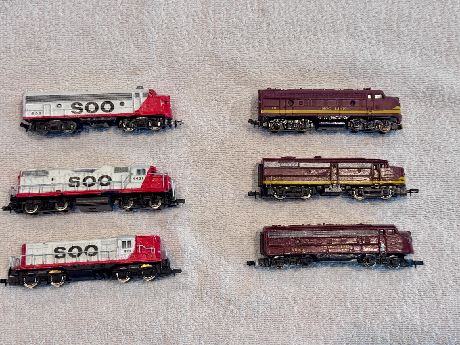 Trix • N Scale • Soo Line • F7A • #209 • Custom Painted • Tested Runs Well