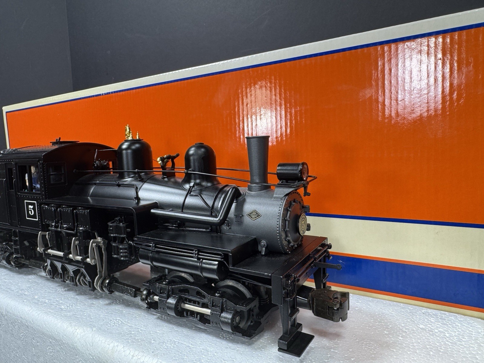 Lionel LEGACY 6-11369 Bethlehem Steel two-truck Shay steam engine #5 EX
