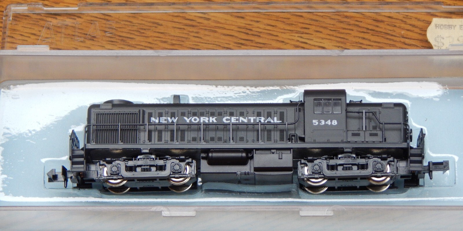 ATLAS 4213 NYC NEW YORK CENTRAL RS-3 LOCO ENGINE USED VERY LITTLE N SCALE RUNS