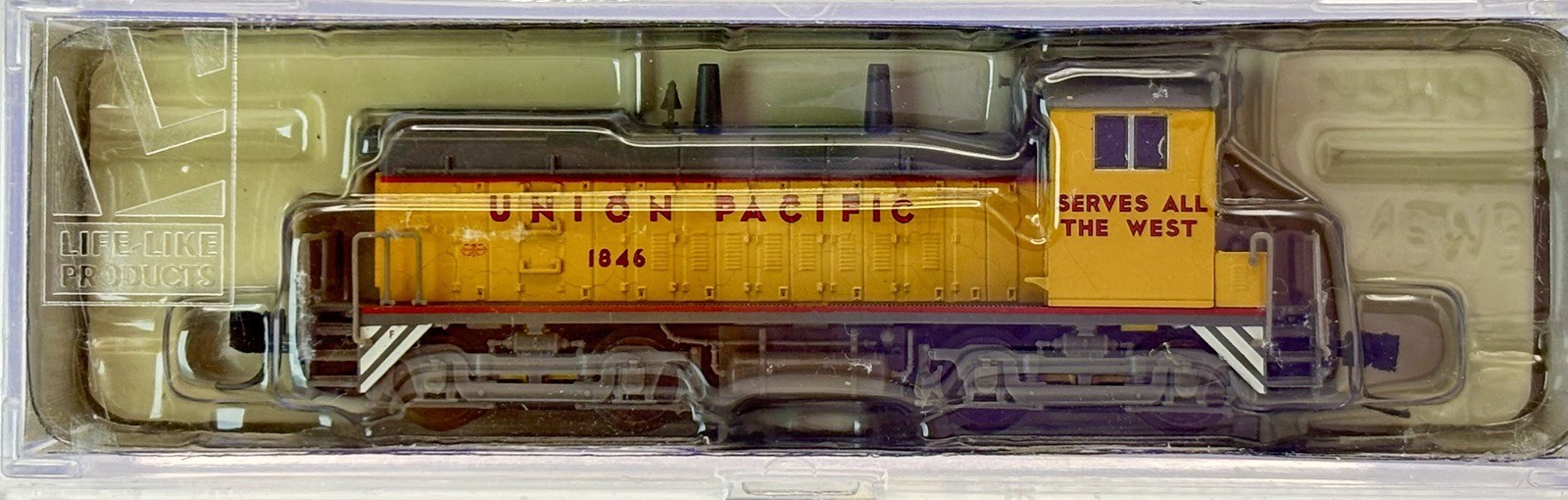 N Scale Lifelike 7898 Union Pacific SW9/1200 Diesel Switcher Locomotive UP #1846