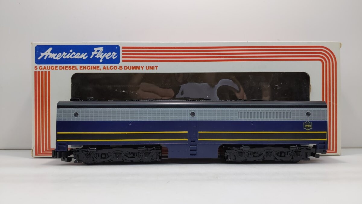 American Flyer 4-8154 S B&O Alco B Unit Non-Powered Diesel Locomotive LN/Box